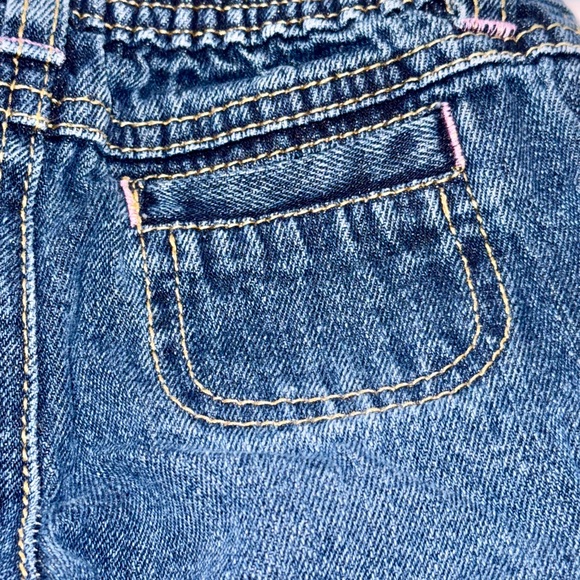 Baby phat jeans with embroidered cat and flowers size 3-6 months - Picture 9 of 10